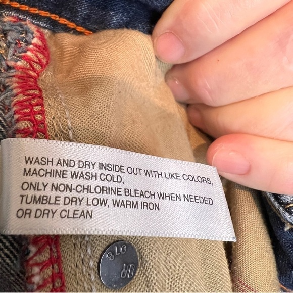 BANANA REPUBLIC Indigo Wash Straight Leg Jeans. See measurements for size. - Picture 4 of 6